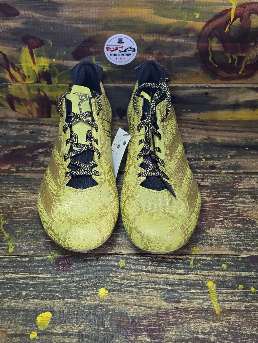 Adidas x Disney Jafar Adizero Electric Gold Football Cleats JP9953, Men 11.5 New